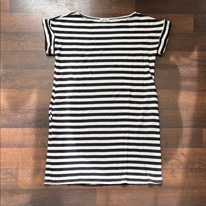 White Birch Black and White Striped Dress